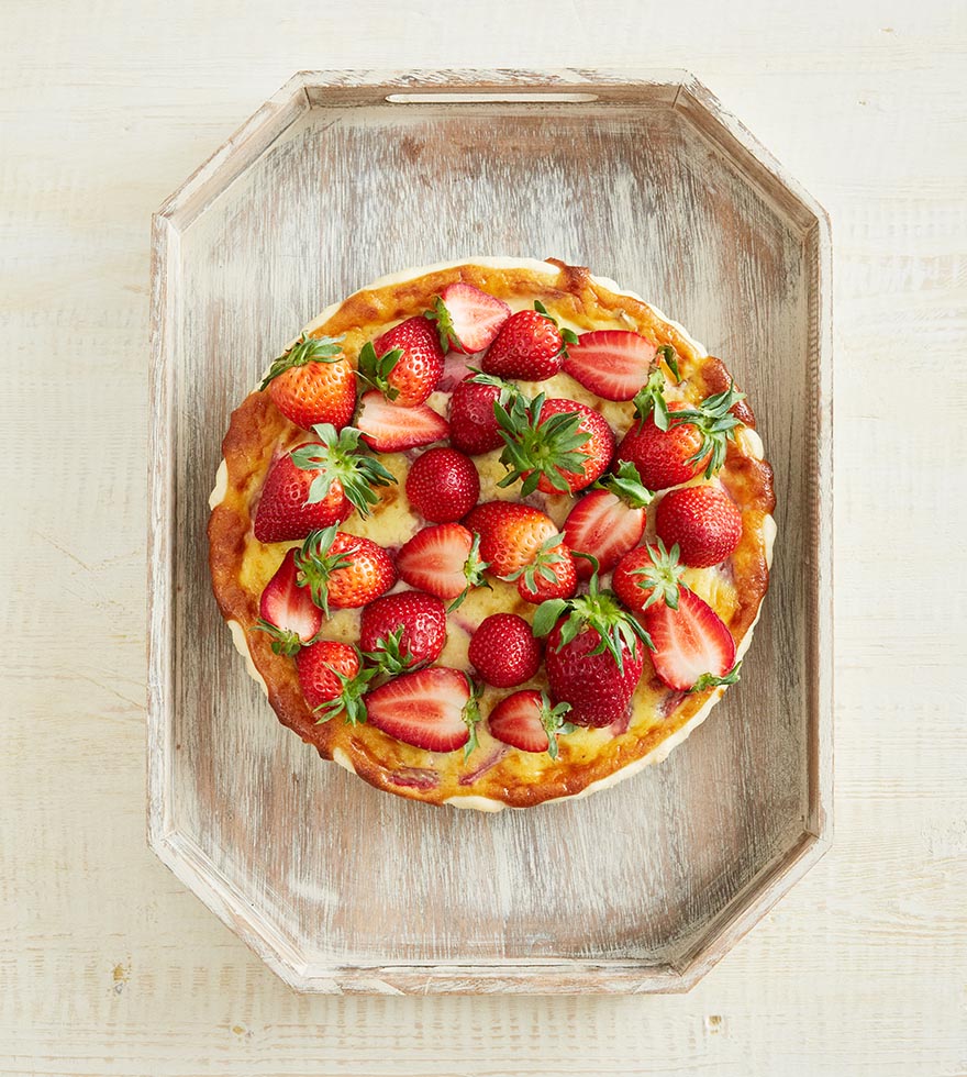 Cremige Erdbeer-Mascarpone Tarte