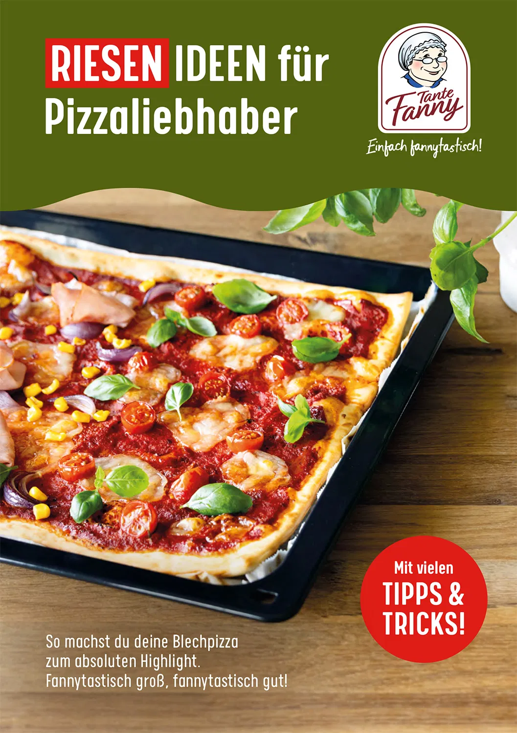 Coverbild für das Rezeptheft Riesen-Ideen für Pizzaliebhaber