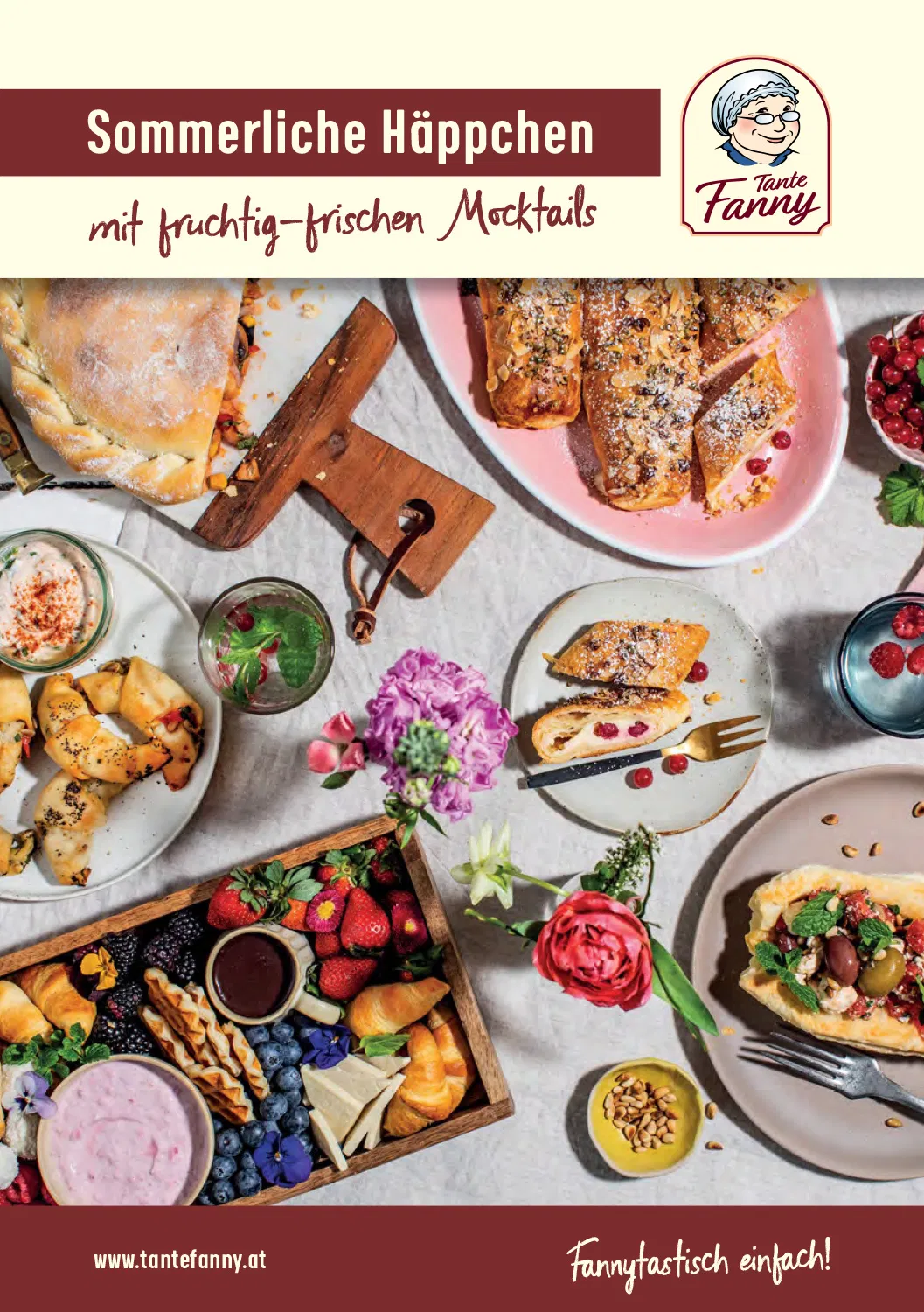 Coverbild für das Rezeptheft Sommerliche Häppchen mit fruchtig frischen Mocktails