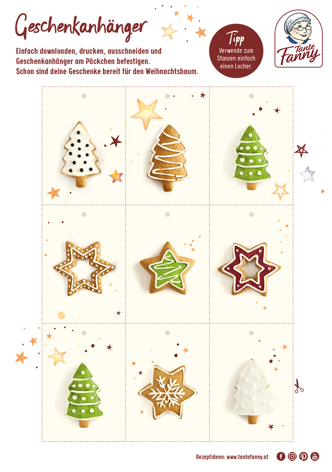 Gratis Geschenkanhänger Weihnachten