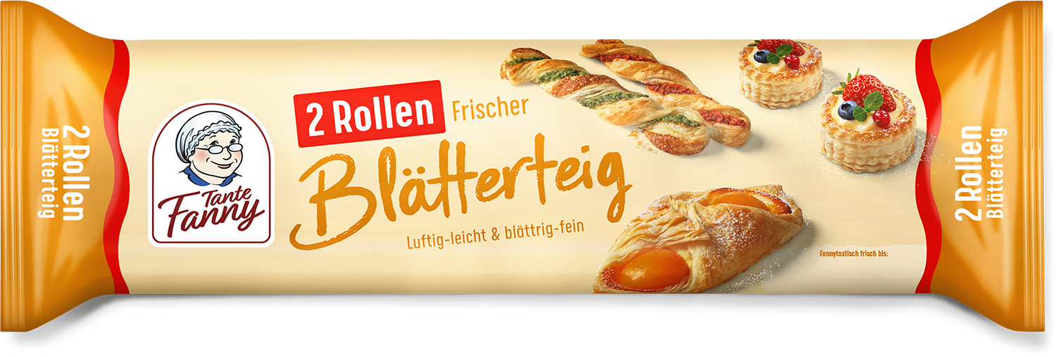 Tante Fanny Frischer Blätterteig 2er Packung 600 g