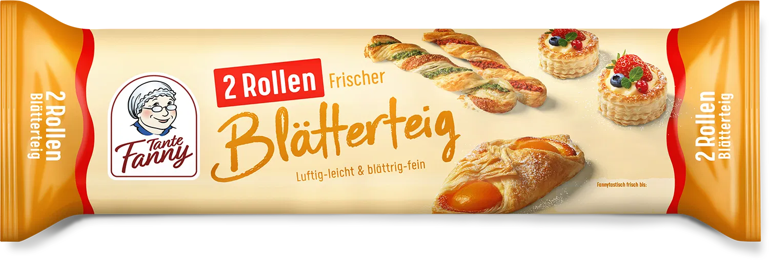 Tante Fanny Frischer Blätterteig 2er Packung 600 g