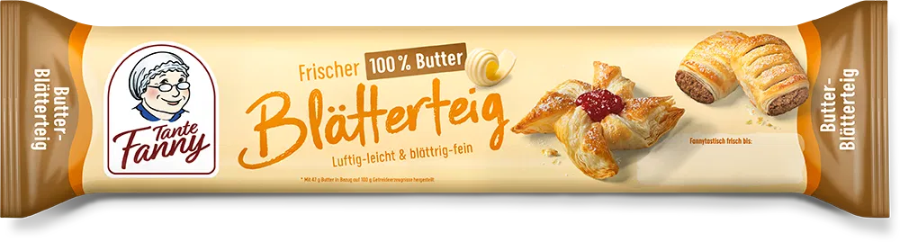 Tante Fanny Frischer Butter-Blätterteig