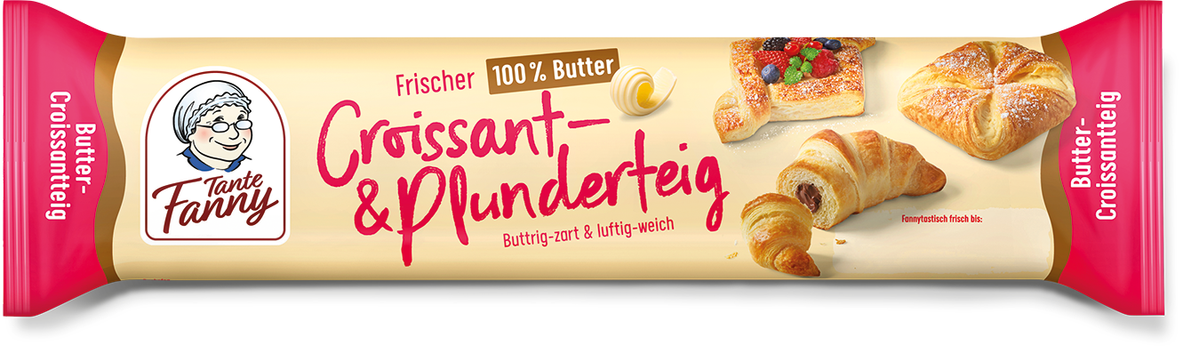 Tante Fanny Frischer Butter-Croissant- & Plunderteig