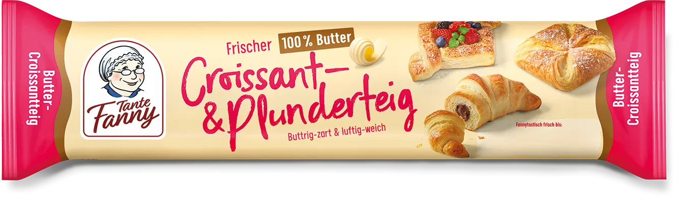 Tante Fanny Frischer Butter-Croissant- & Plunderteig