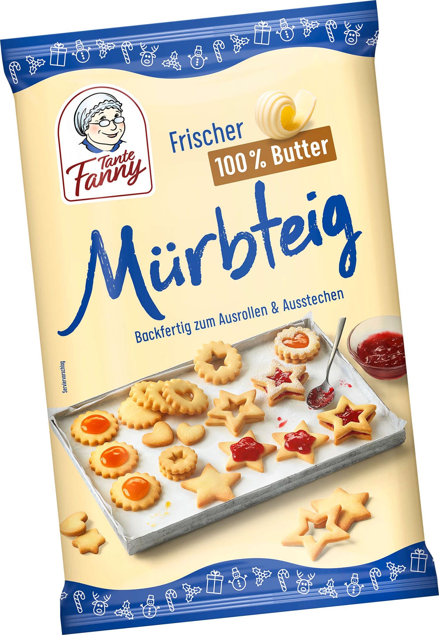 Tante Fanny Frischer Butter-Mürbteig 350 g