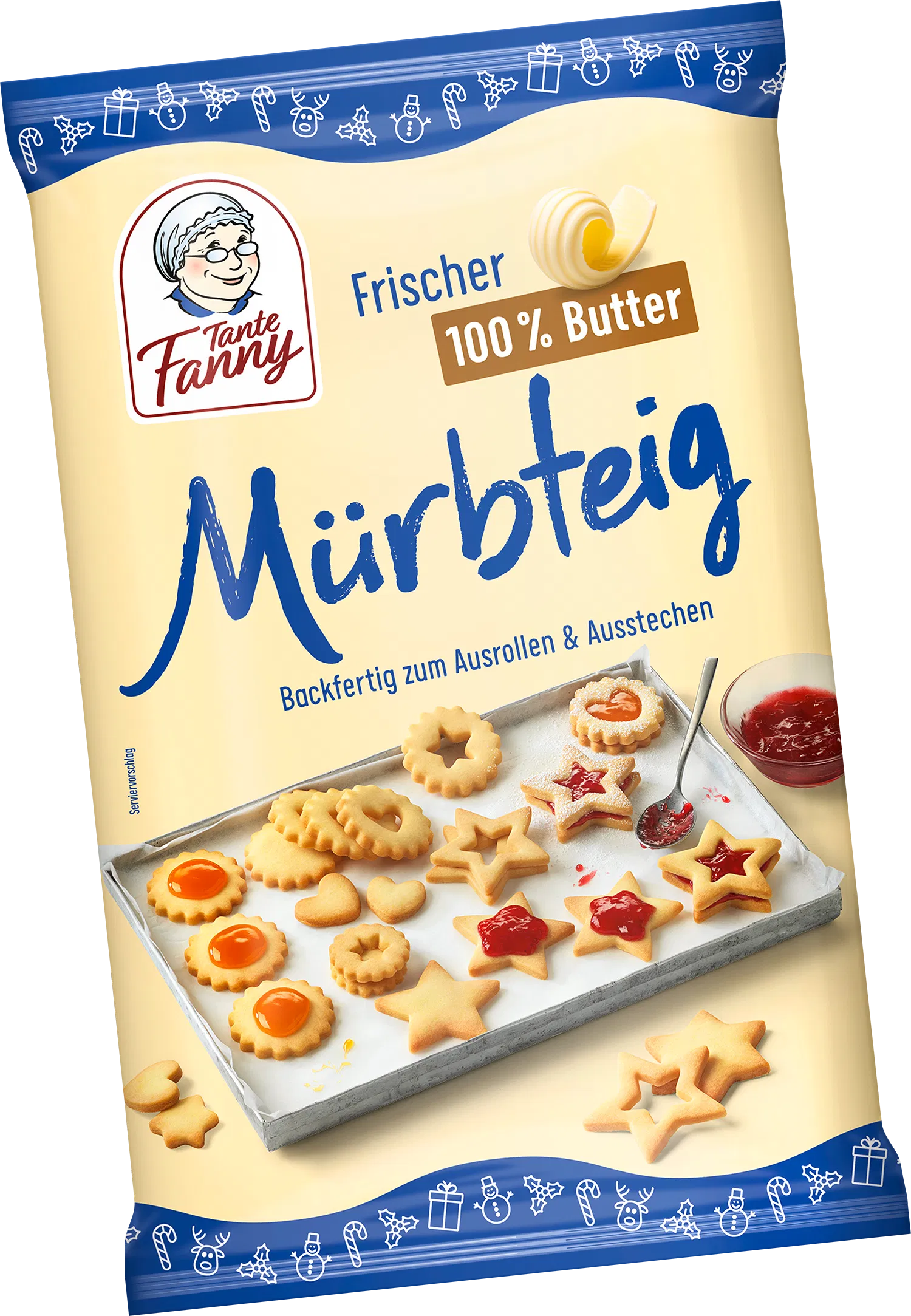 Tante Fanny Frischer Butter-Mürbteig 350 g