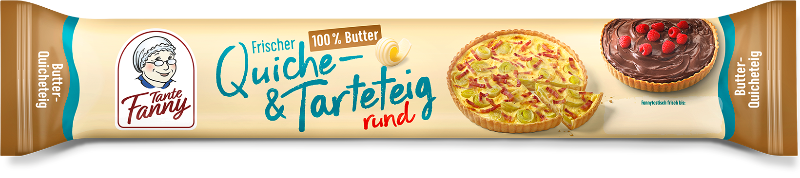 Tante Fanny Frischer Butter-Quiche- & Tarteteig 280 g