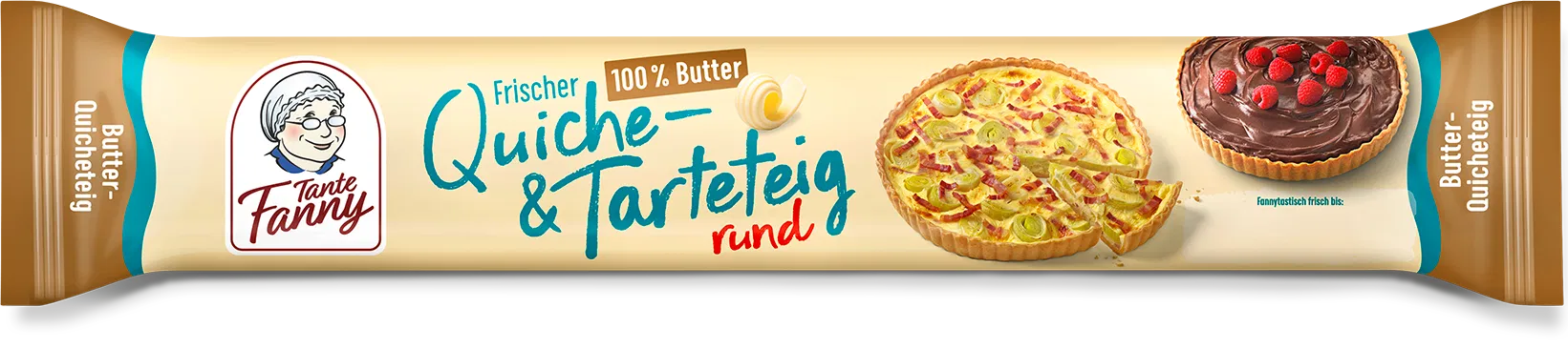 Tante Fanny Frischer Butter-Quiche- & Tarteteig 280 g