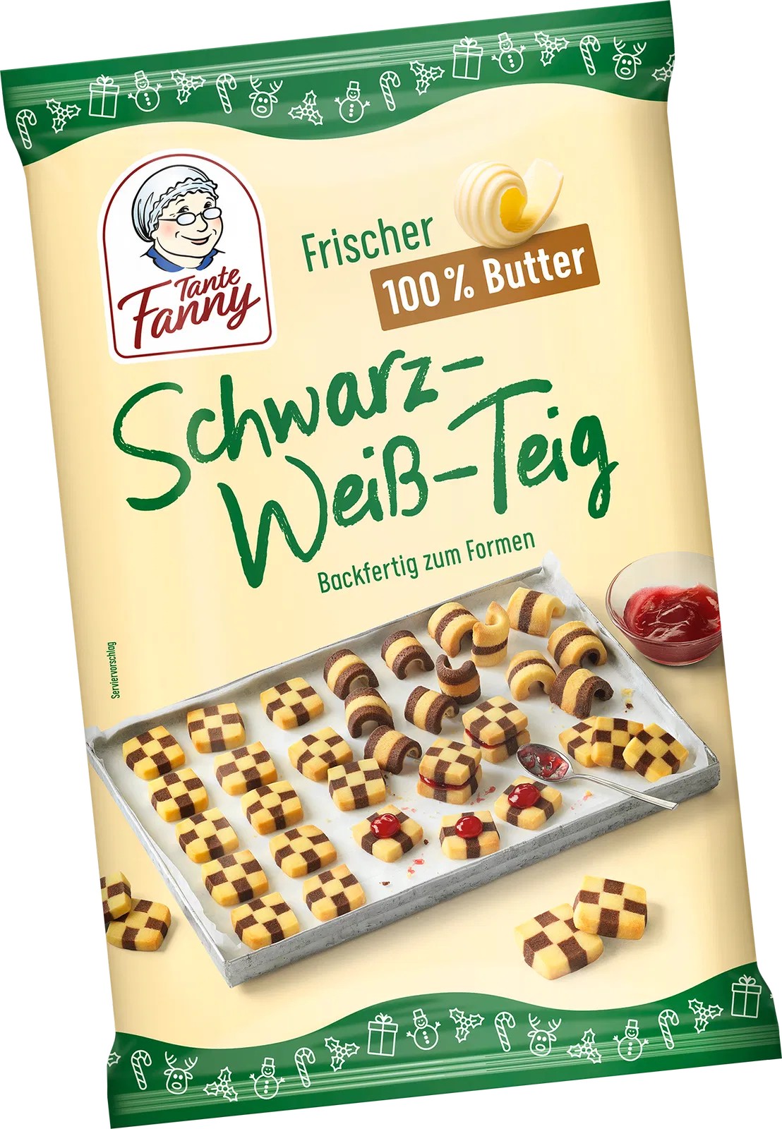 Tante Fanny Frischer Butter-Schwarz-Weiss-Teig 350 g