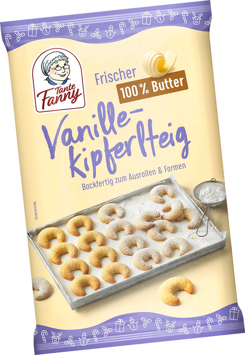 Tante Fanny Frischer Butter-Vanillekipferlteig