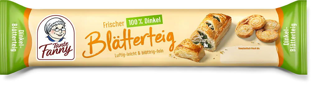 Tante Fanny Frischer Dinkel-Blätterteig