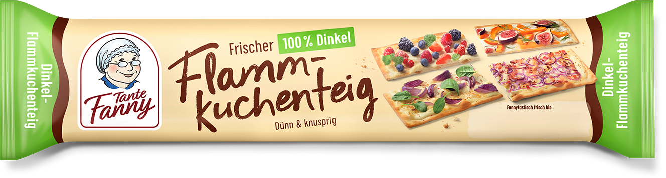 Tante Fanny Frischer Dinkel-Flammkuchenteig