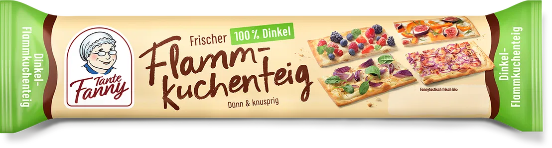 Tante Fanny Frischer Dinkel-Flammkuchenteig