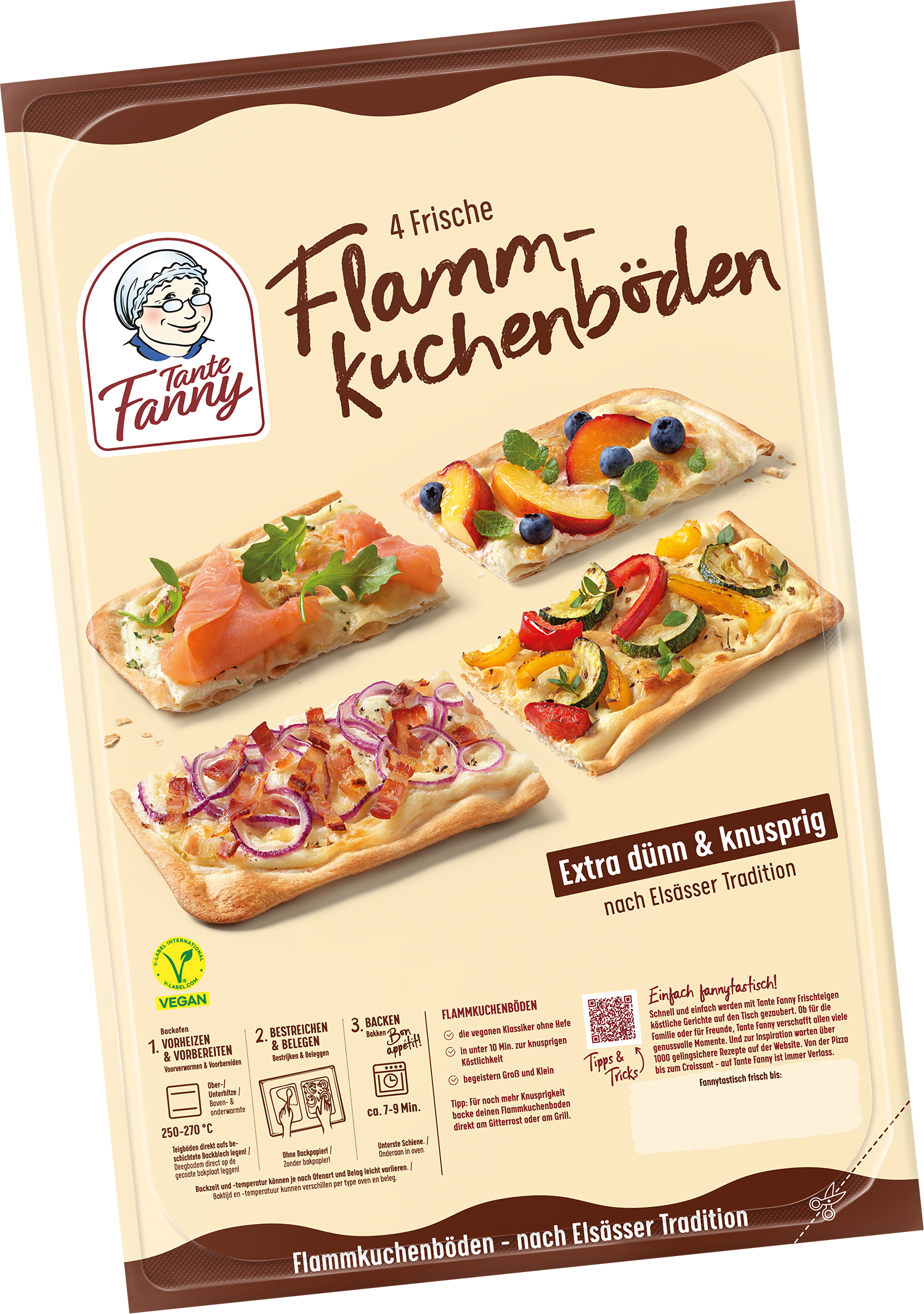 Tante Fanny Frische Flammkuchenböden