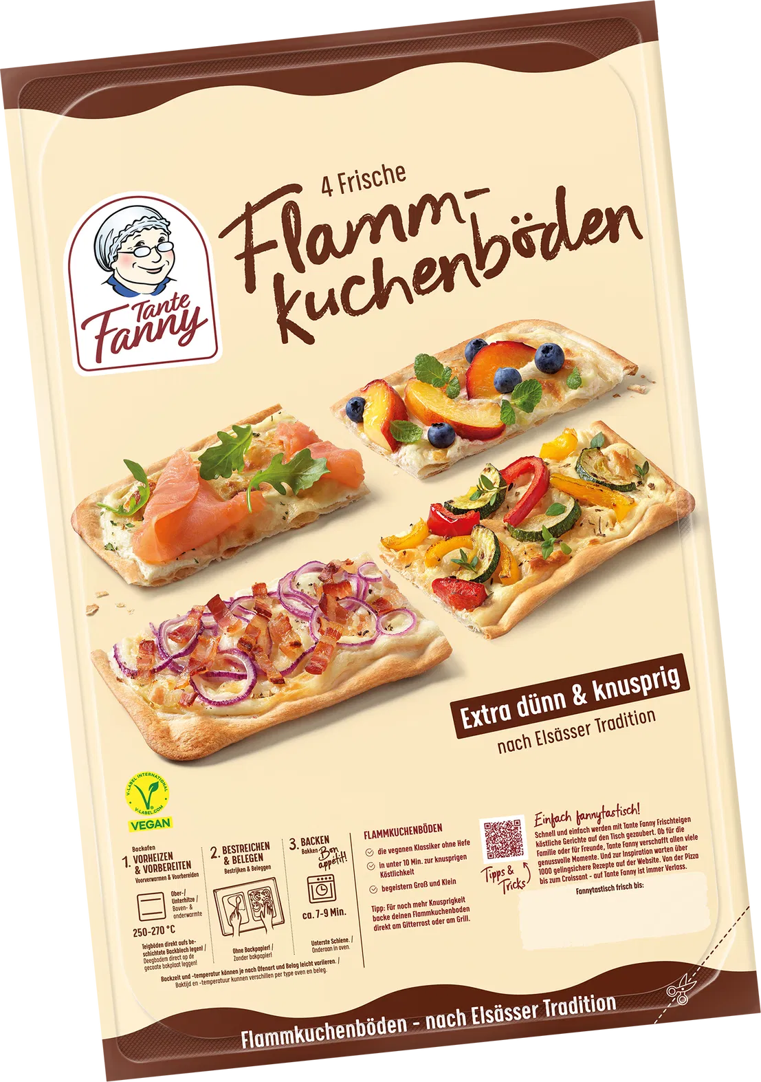 Tante Fanny Frische Flammkuchenböden