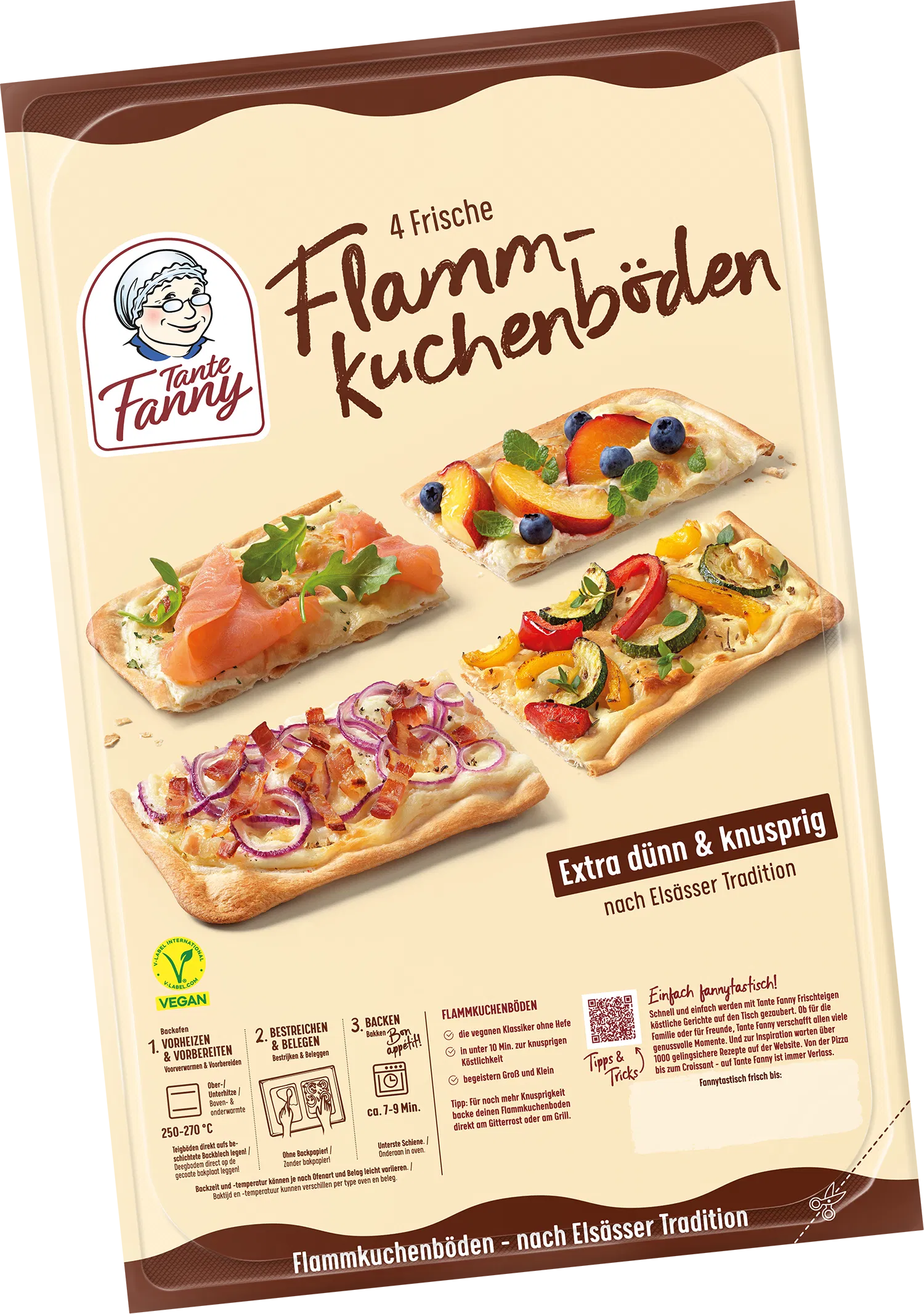 Tante Fanny Frische Flammkuchenböden