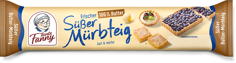 Tante Fanny Frischer Süßer Butter-Mürbteig
