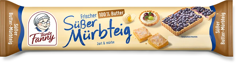 Tante Fanny Frischer Süßer Butter-Mürbteig
