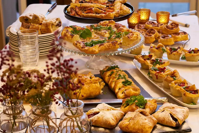 bladerdeeghapjes met geitenkaas, walnoten en honing recept tante fanny