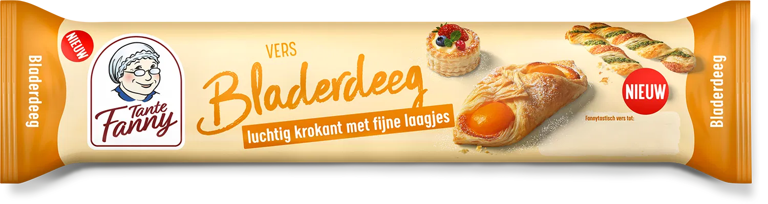 Packshot vers bladerdeeg Tante Fanny