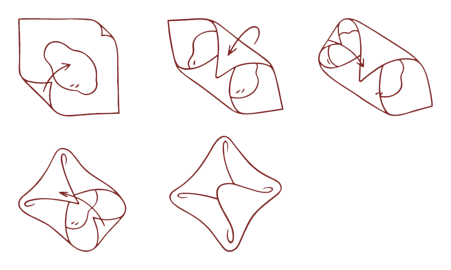 Golatschen aus Croissantteig falten