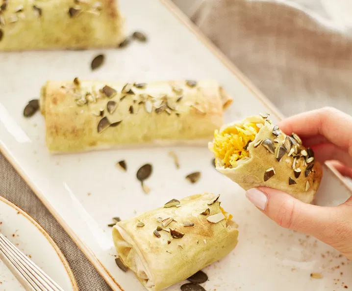Mini Kürbisstrudel mit Filoteig - Rezept Tante Fanny