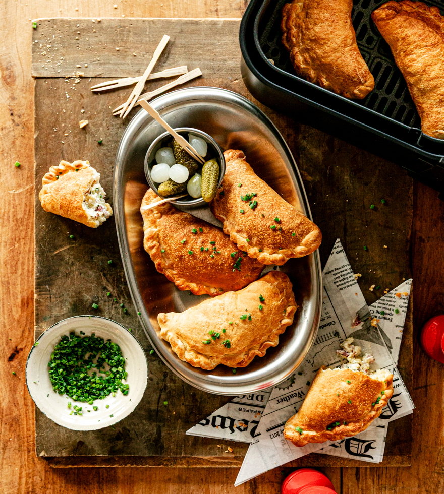 Pizzataschen „Flammkuchen-Style“