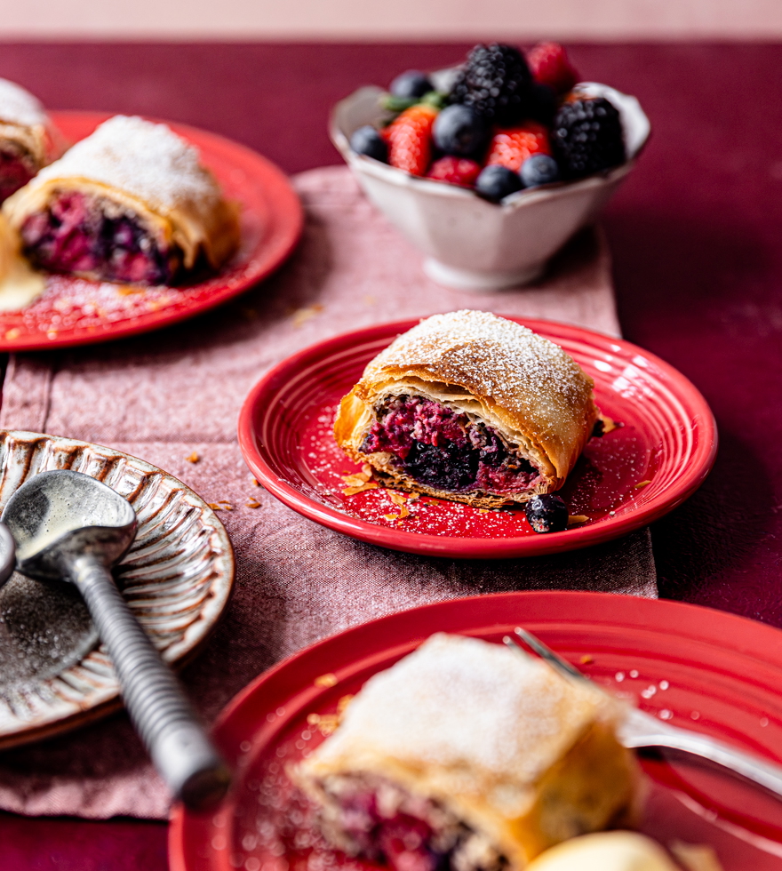 Beeren-Strudel Rezept