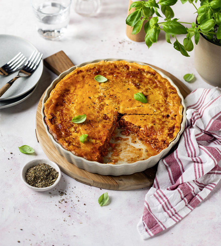 Bolognese Quiche - Thermomix-Rezept