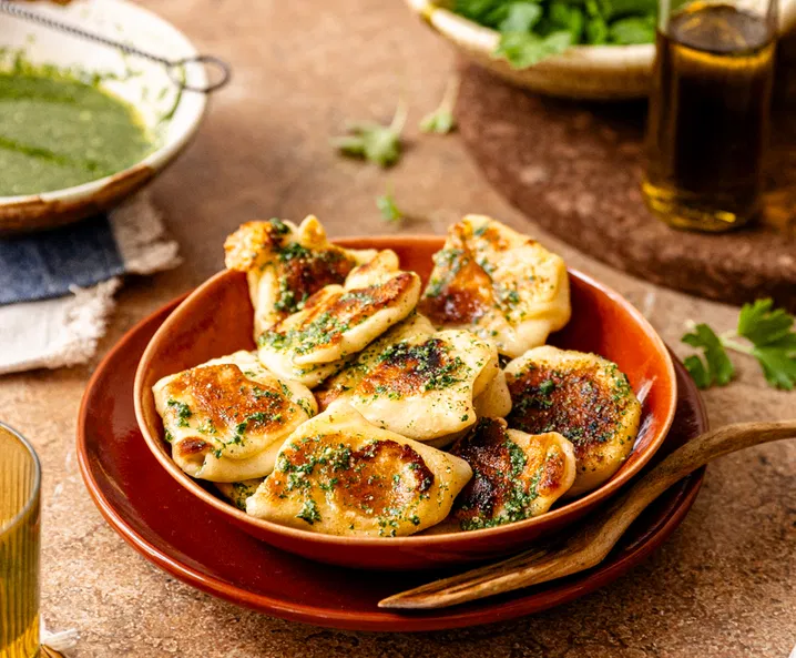 Cheesy Flammkuchen Bites