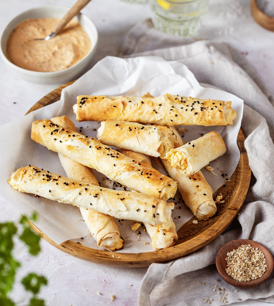 Einfache Börek aus Filoteig - Thermomix-Rezept