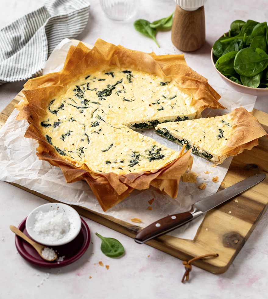 Feta-Spinat-Knusper-Quiche - Thermomix-Rezept