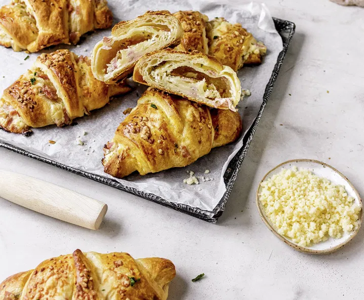 Käse-Schinken-Croissants Deluxe - Thermomix Rezept