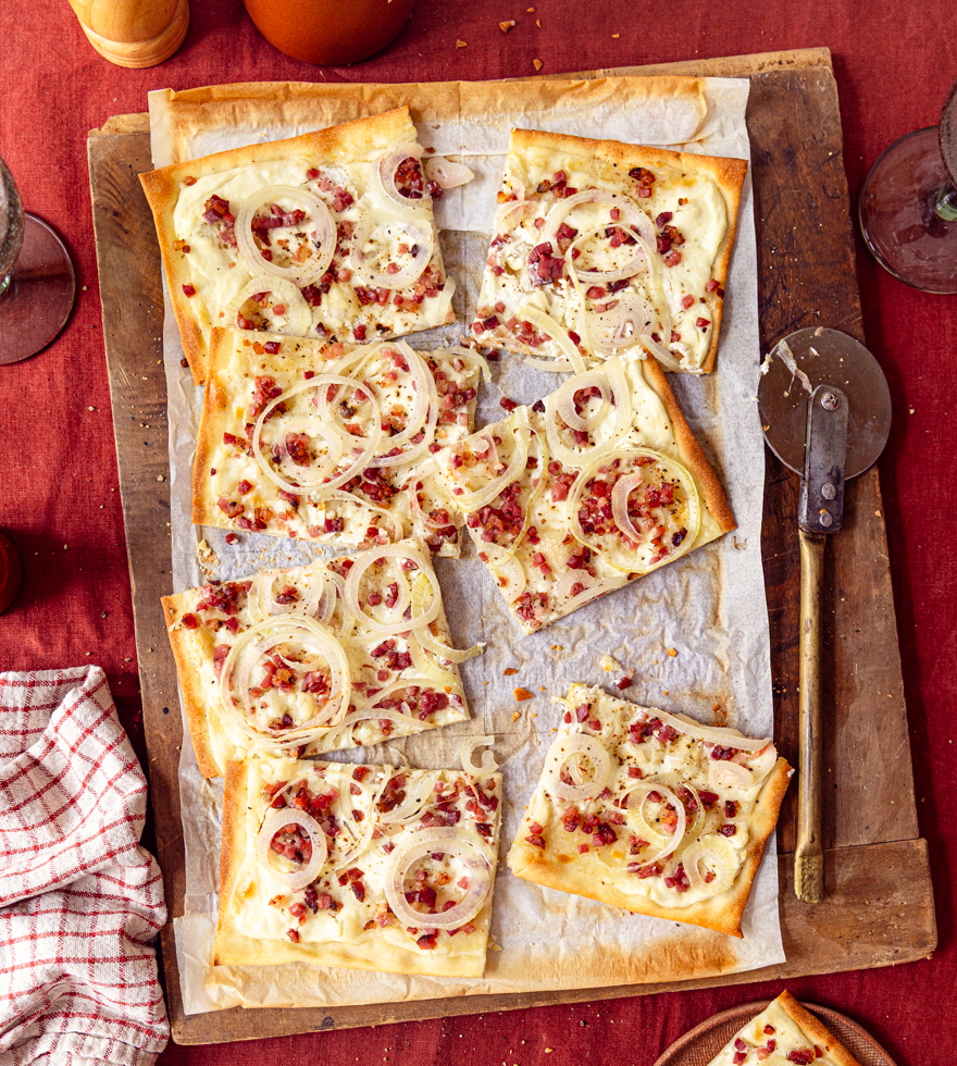 Original Elsässer Flammkuchen
