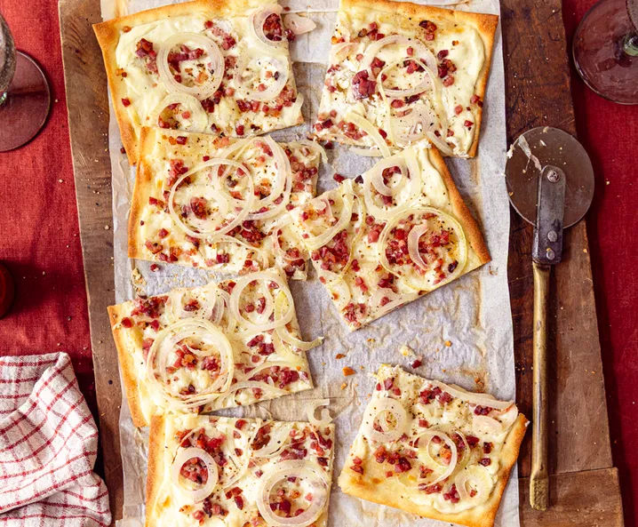 Original Elsässer Flammkuchen