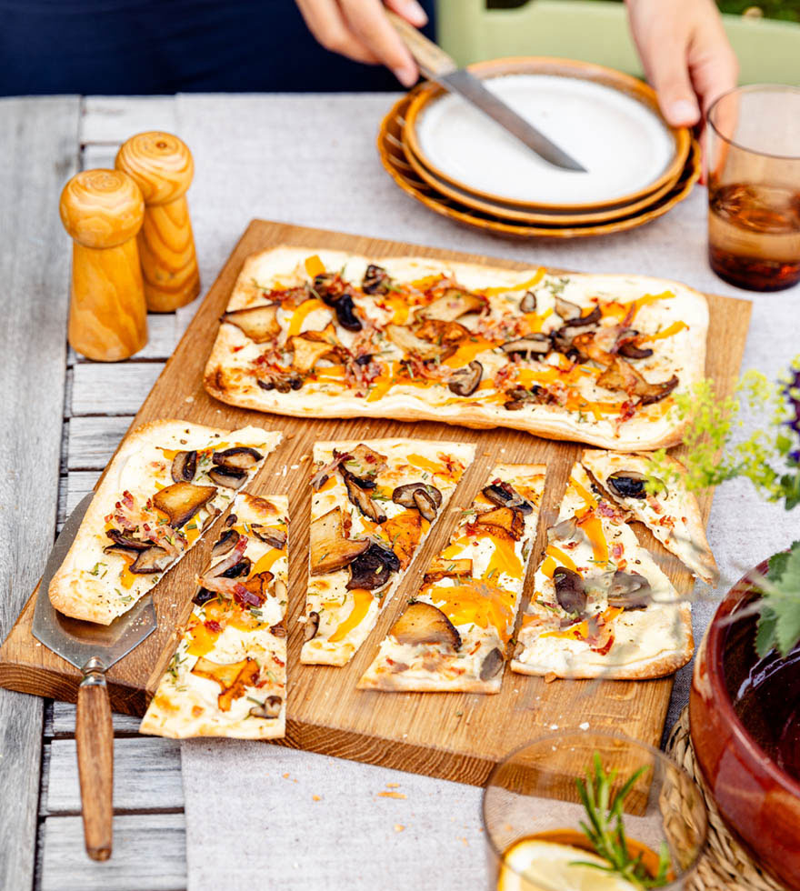 Pilzflammkuchen