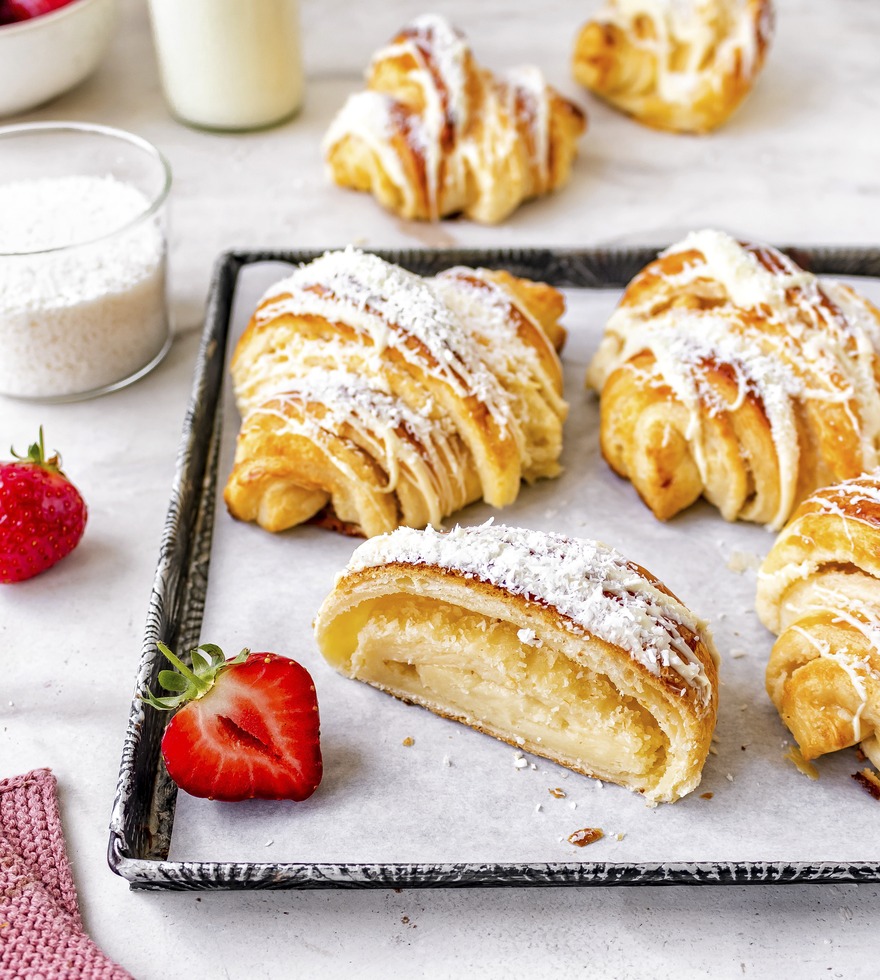 Raffaello Croissants - Thermomix-Rezept