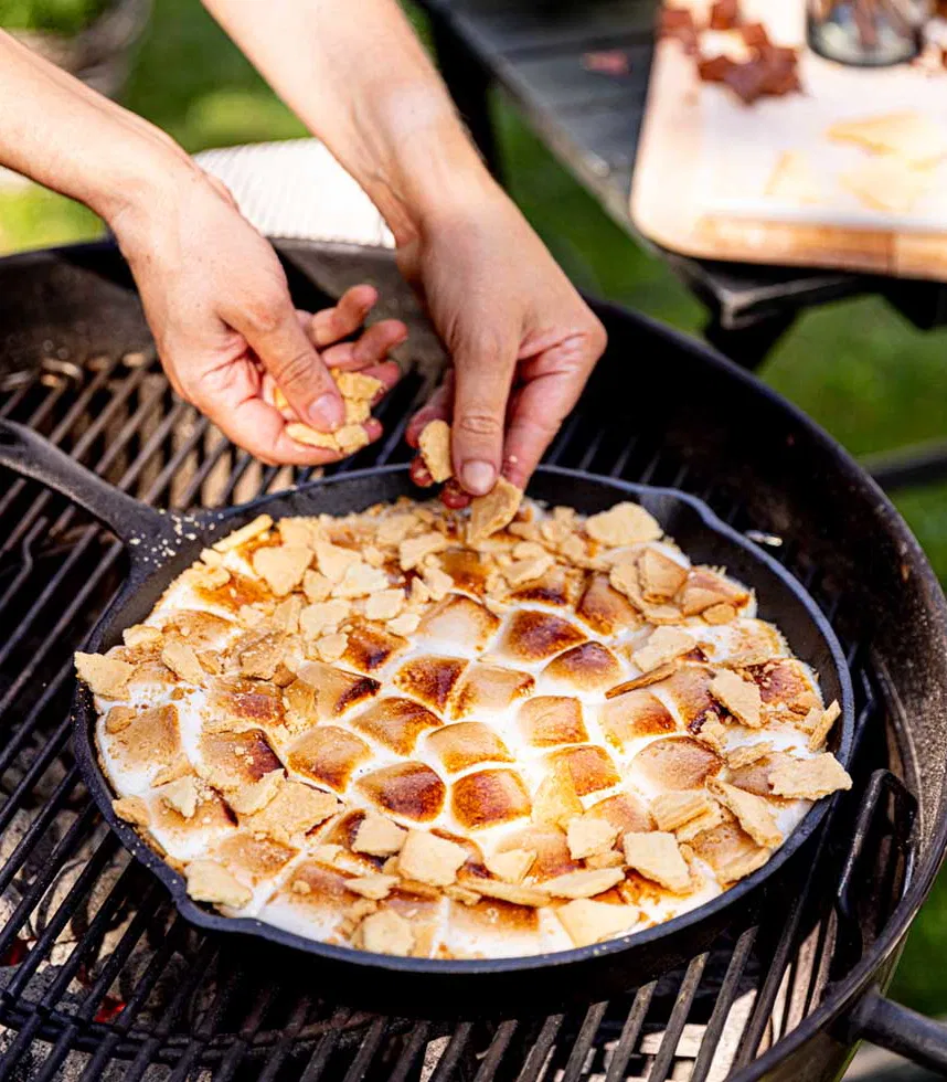 Riesen Smores vom Grill