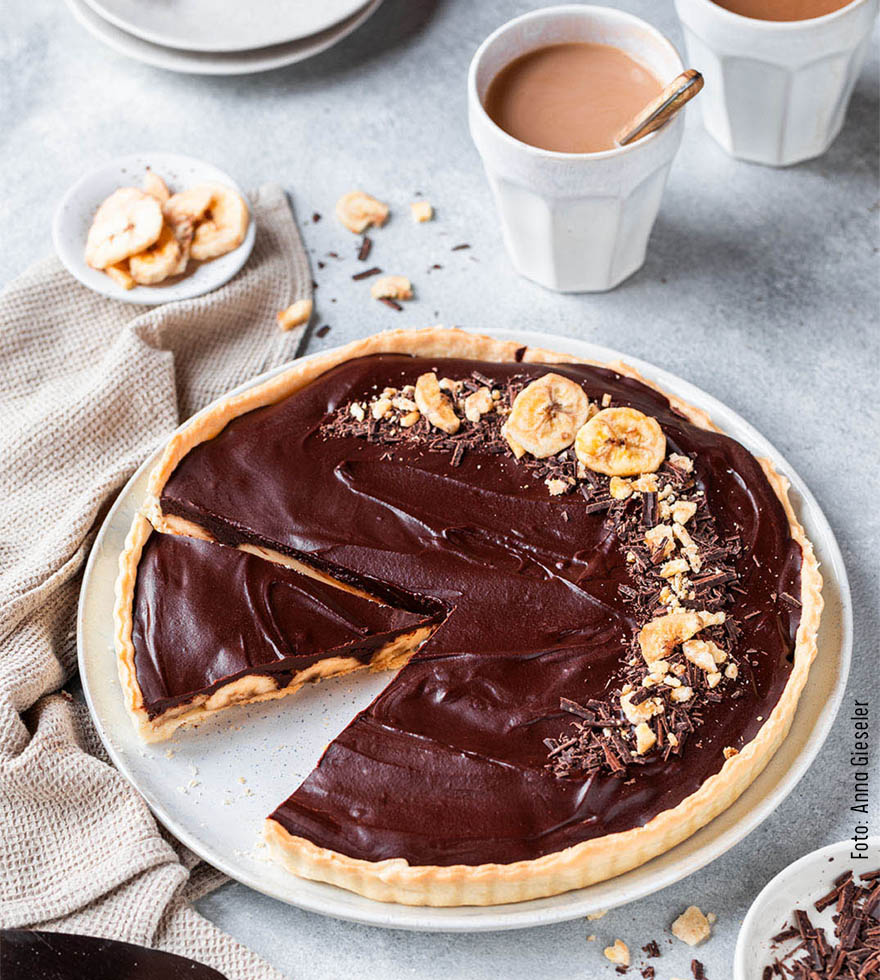 Schoko-Bananen-Tarte