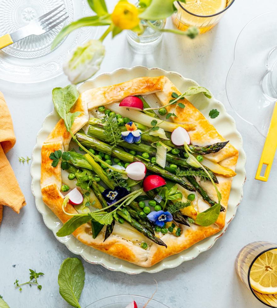 Spargel-Galette