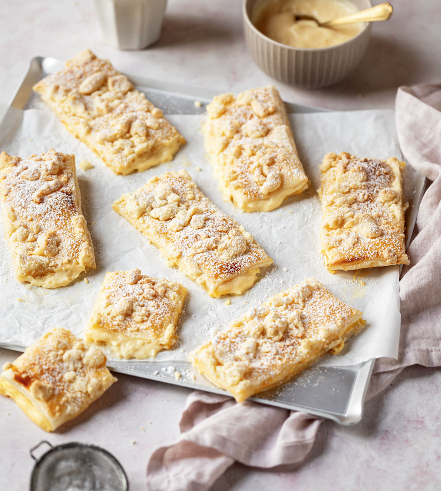 Va­nil­le-Streu­sel-Kis­sen - Thermomix-Rezept