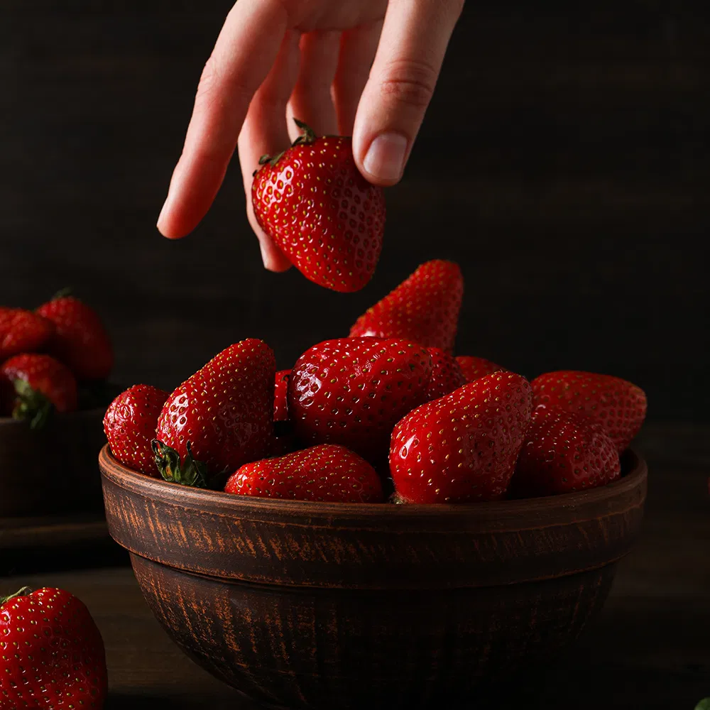 Erdbeeren nach Saison