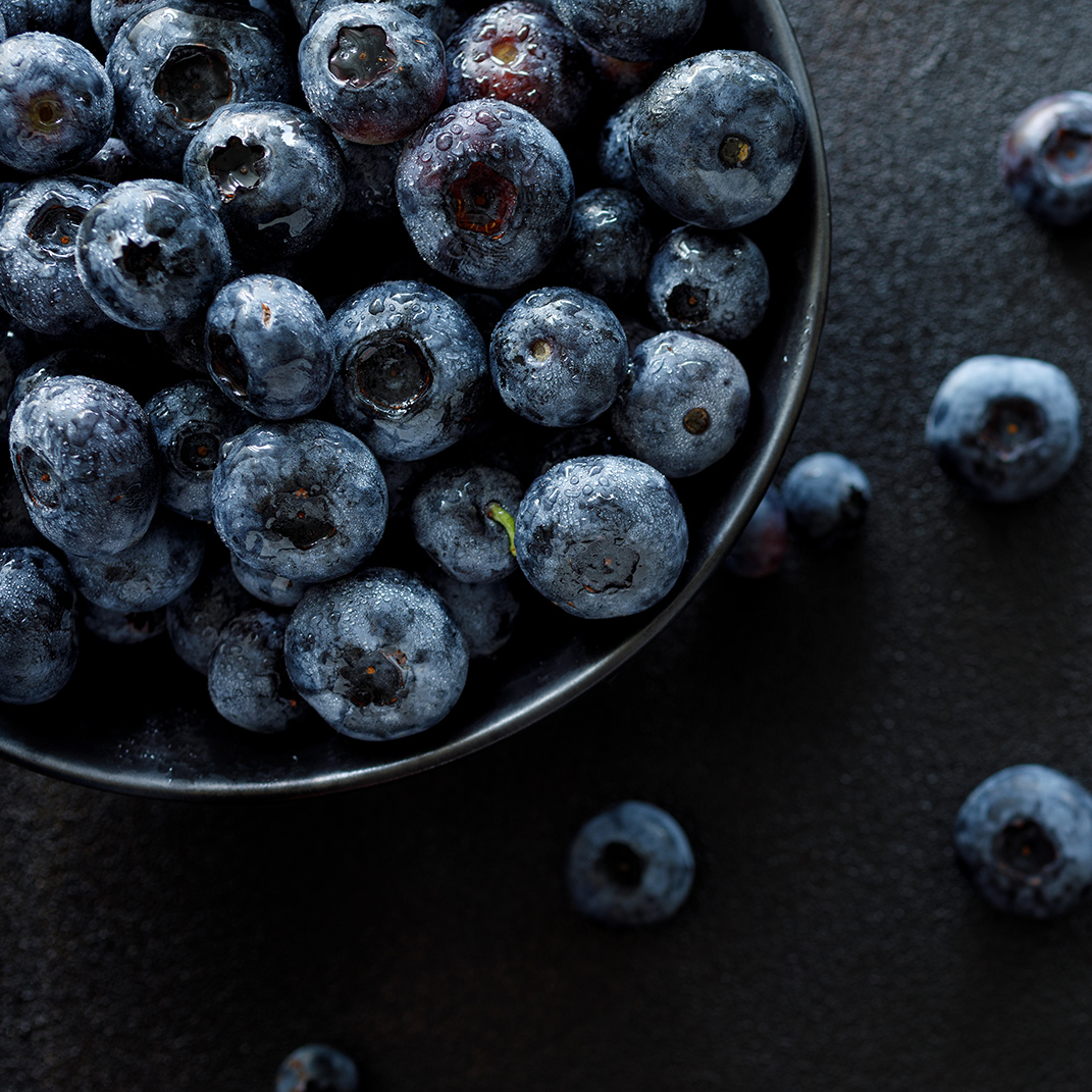 Blaubeeren nach Saison