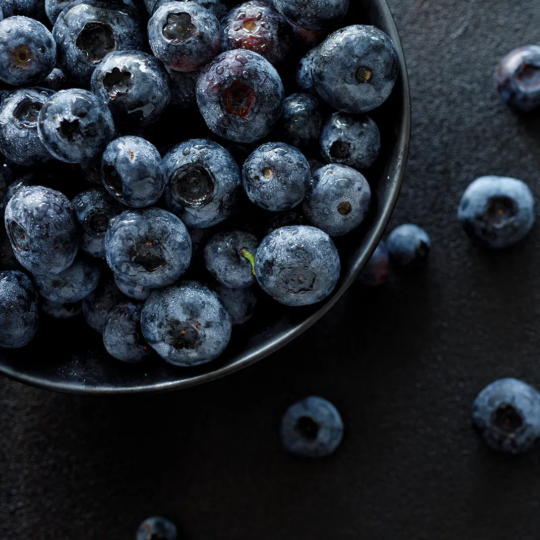 Blaubeeren nach Saison