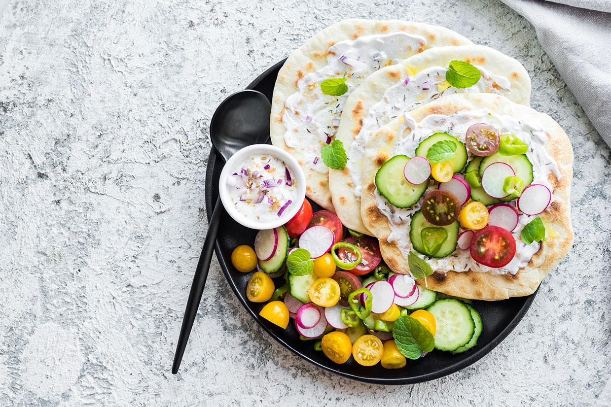 Vegetarische Rezepte: Gesund snacken