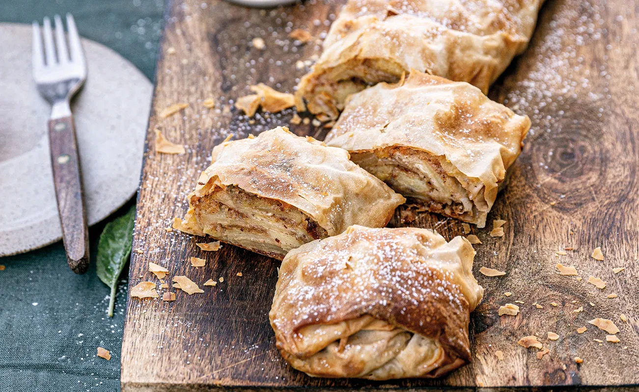Apfelstrudel richtig backen