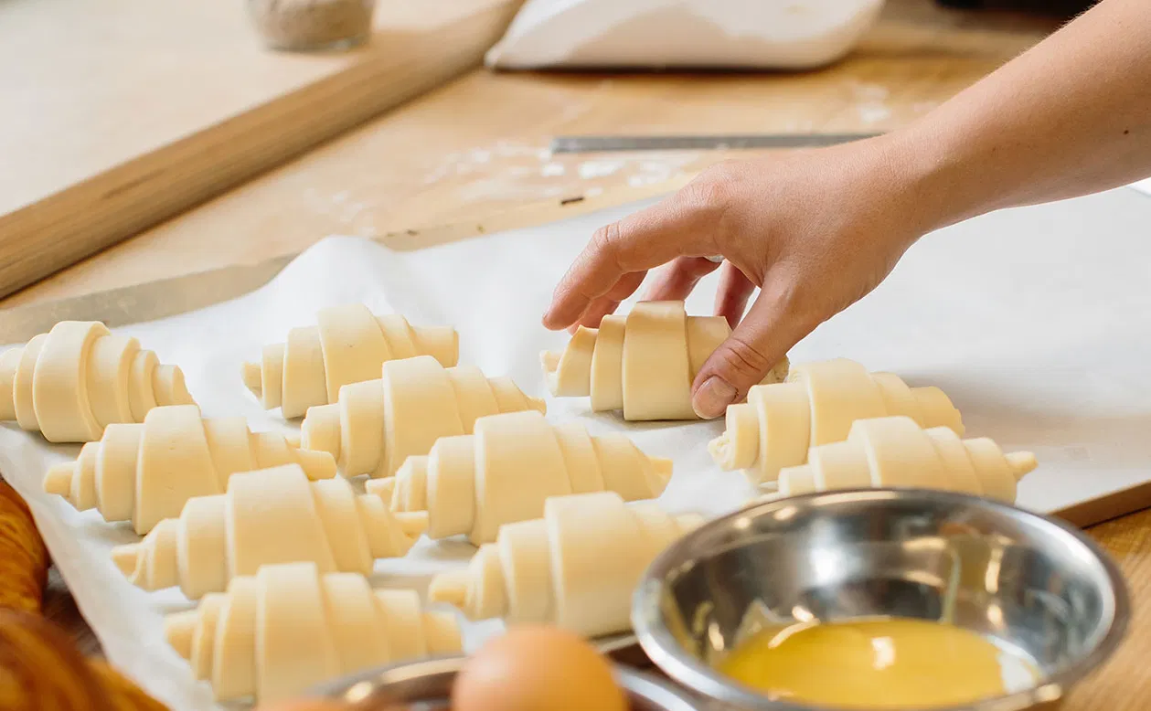 Croissant rollen