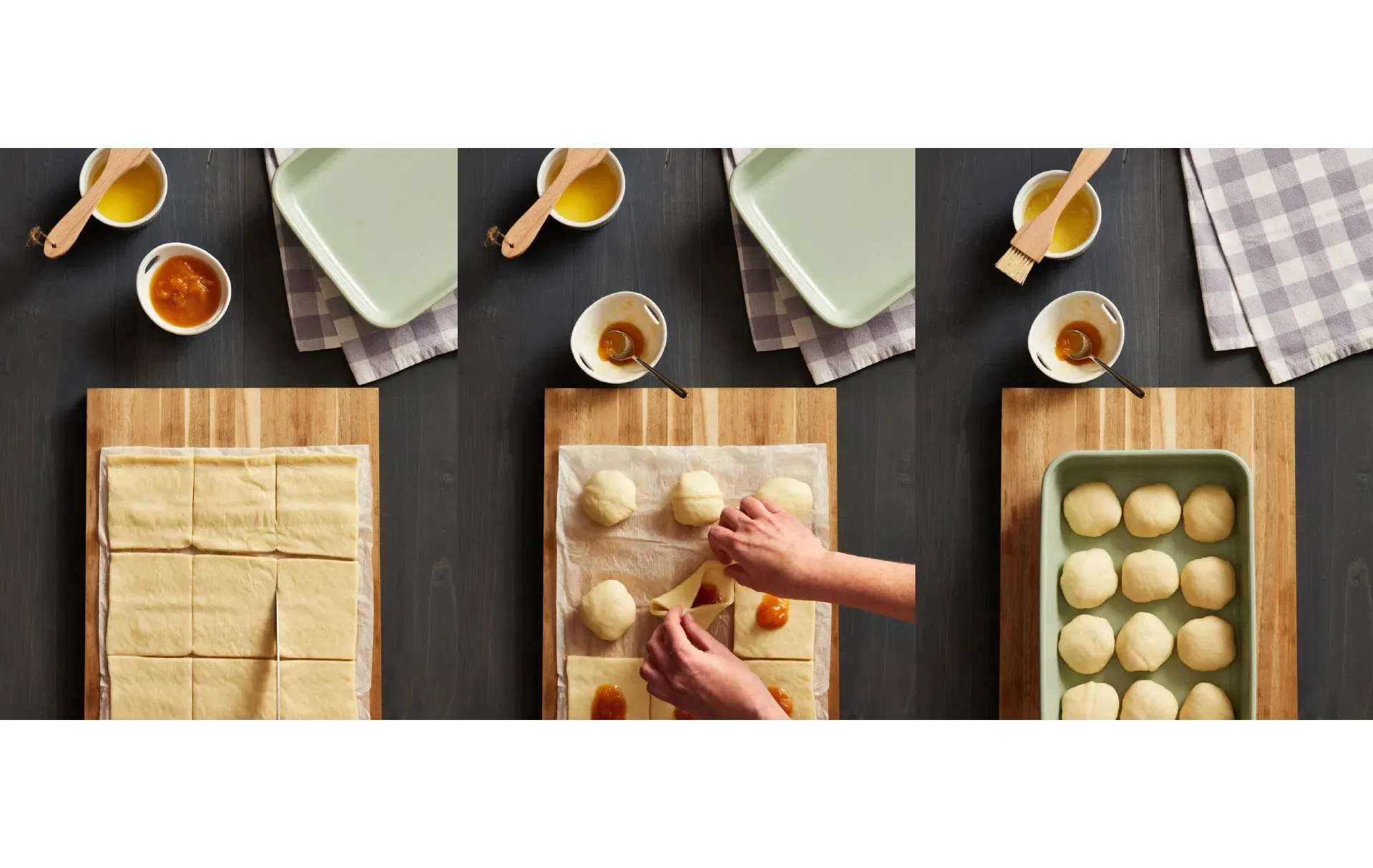 Süße Buchteln aus Hefeteig backen