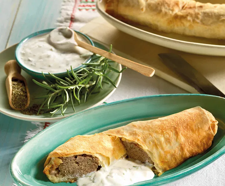 Burek mit Yufkateig